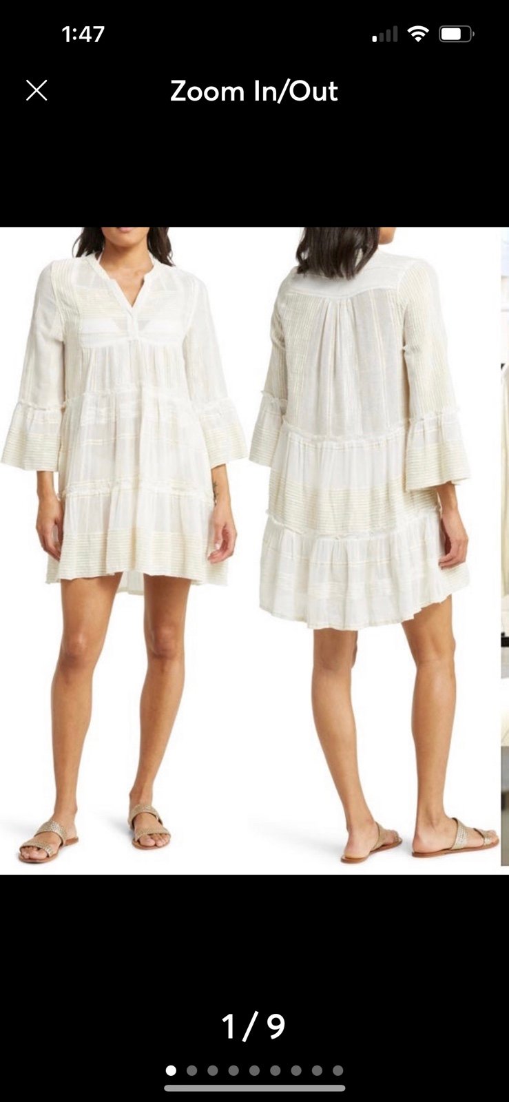Elan NWOT L Cover up dress