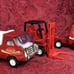 Vintage Antique Coca Cola Trucks & Forklift Diecast & Plastic Lot Buddy L.