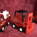 Vintage Antique Coca Cola Trucks & Forklift Diecast & Plastic Lot Buddy L.