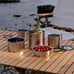 5-In-1 Camping Collapsible Picnic Pot Set, Outdoor Picnic Portable Pot Set,