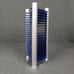 Vintage CD Rack Tower Futuristic Modern Design Holds 20 CDs