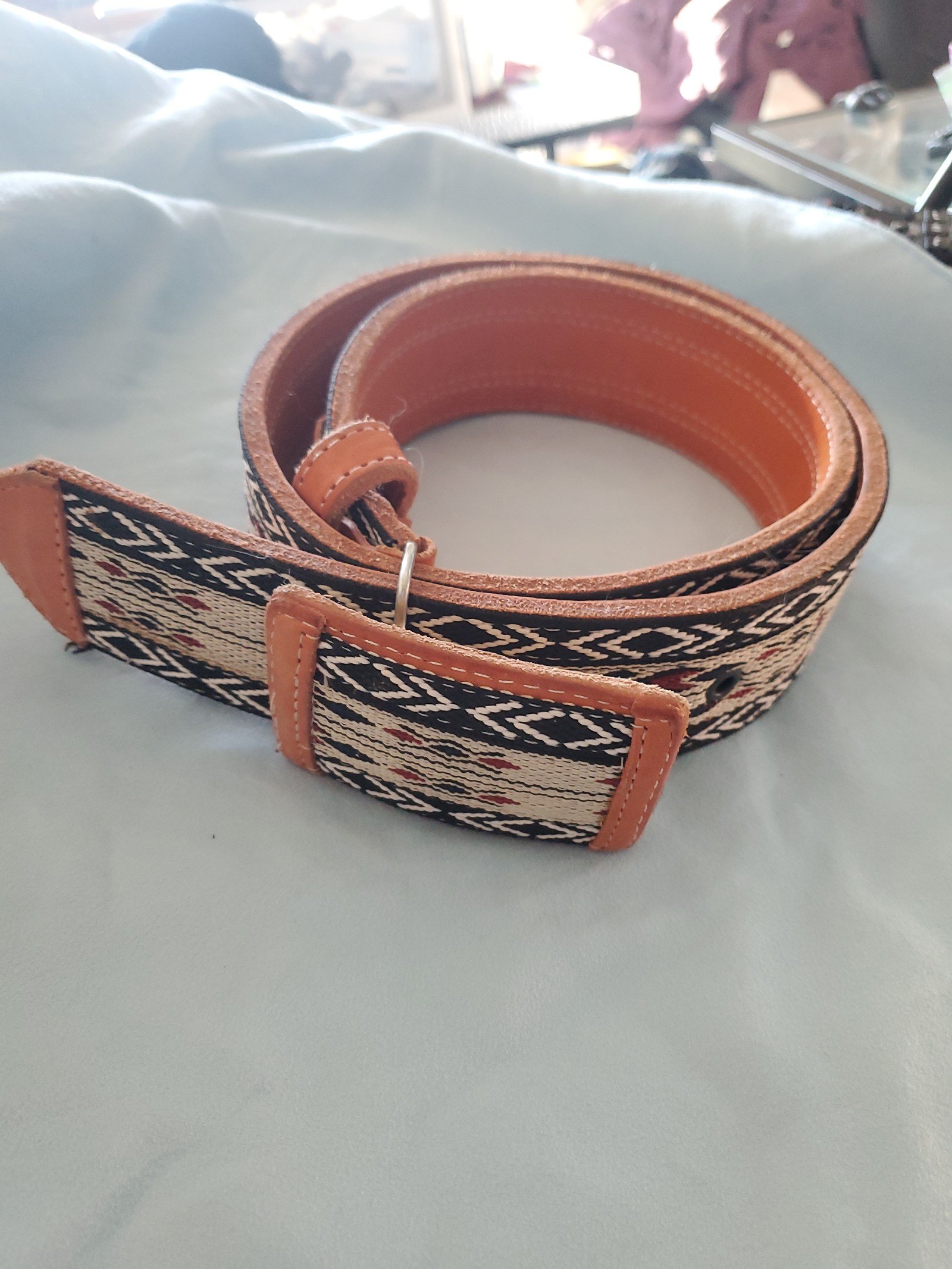 Custom handmade Leather Belt 36