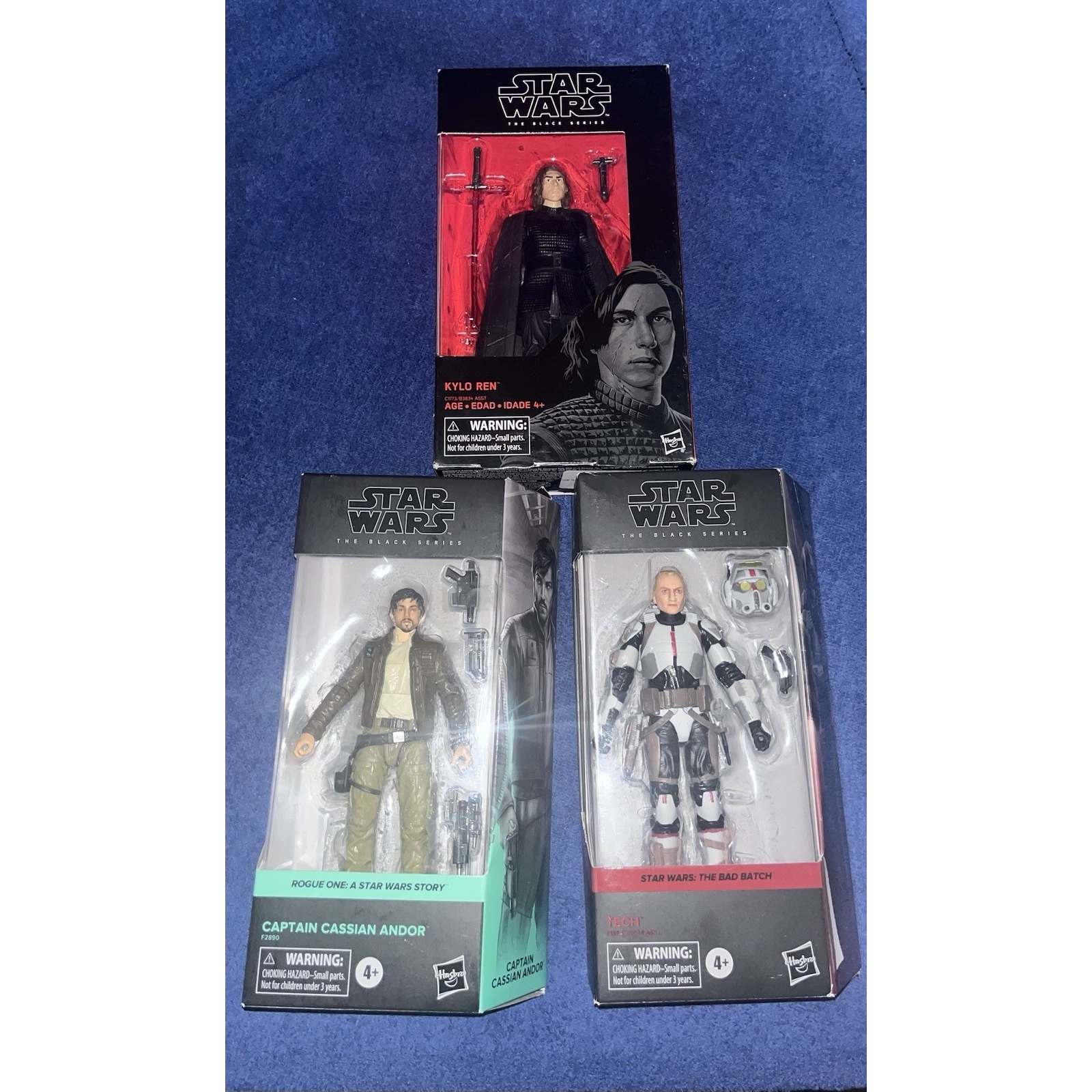 Lot Of 3 NSIB Star Wars The Black Series Figures