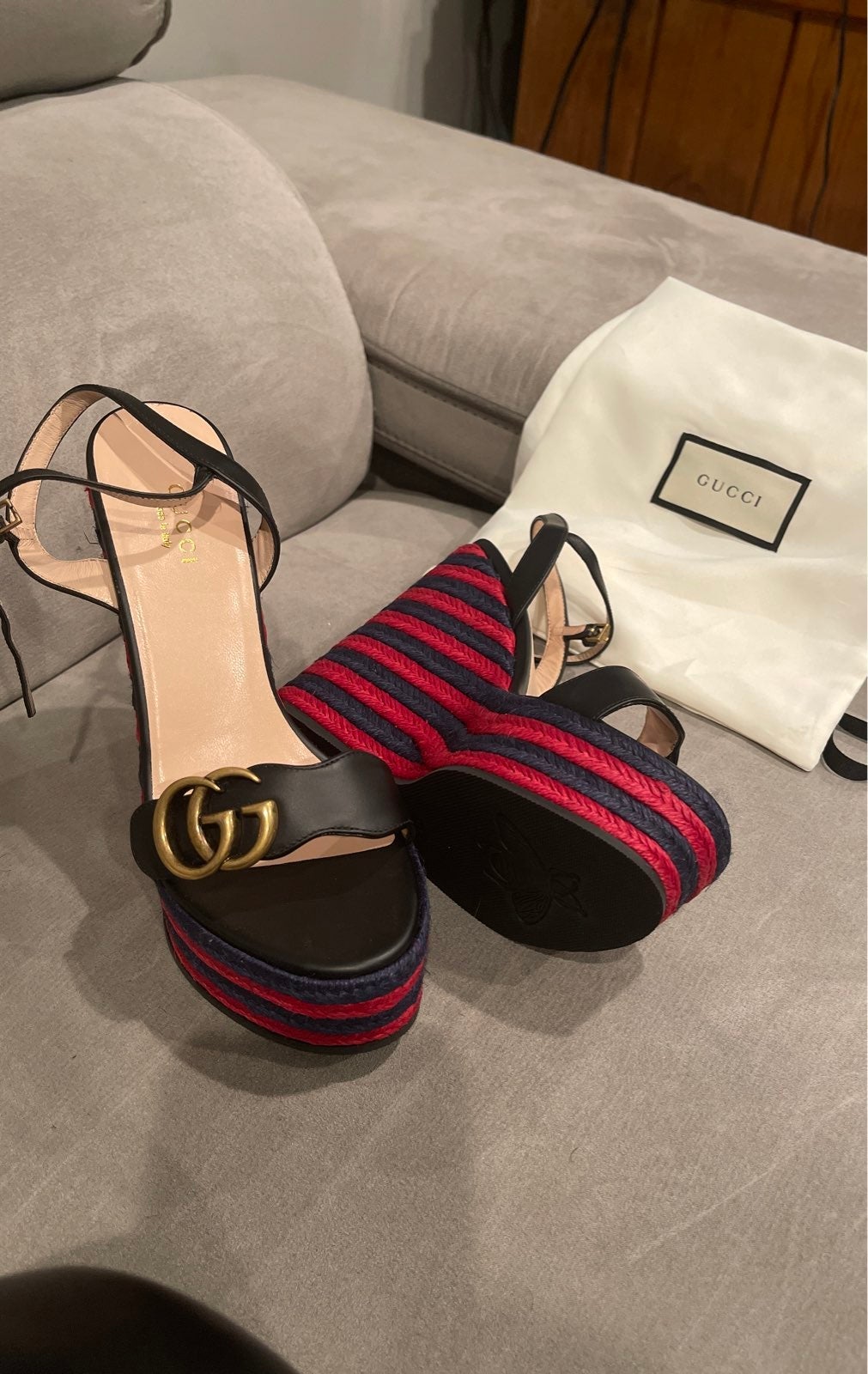 Gucci Platform Wedge Shoes | Mercari