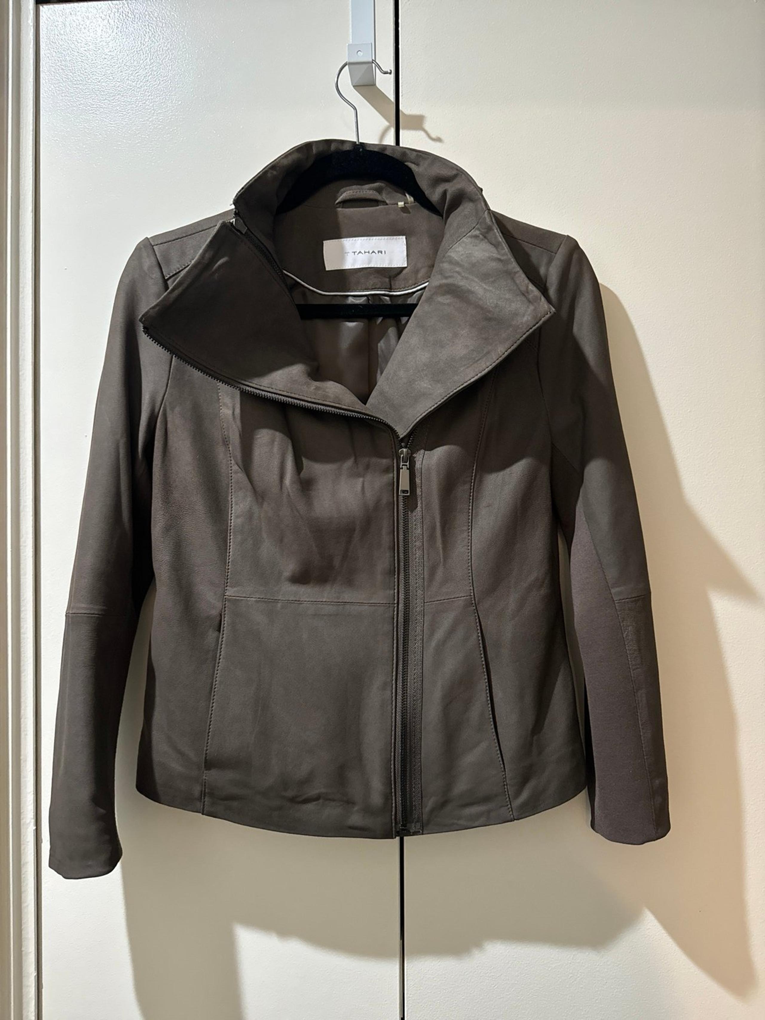 Tahari Jacket Leather