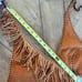 One Size Suede/Leather w/Feathers Halter Top Fringe Festival OneOfAKind Handmade