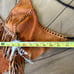 One Size Suede/Leather w/Feathers Halter Top Fringe Festival OneOfAKind Handmade