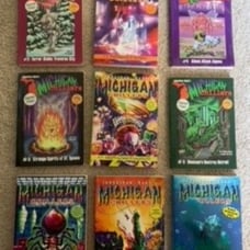 5 American Chiller and 9 Michigan Chiller books by Johnathan Rand
