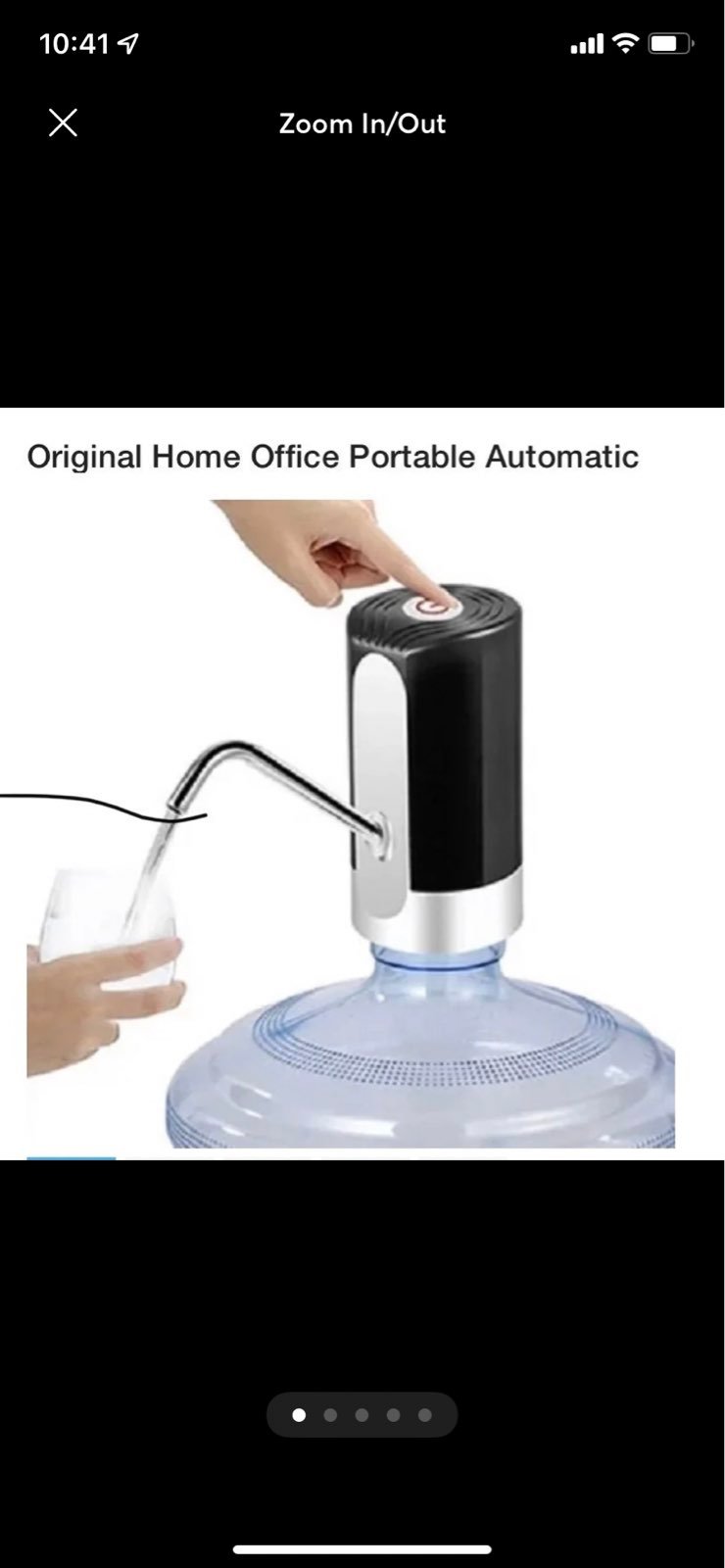 For water