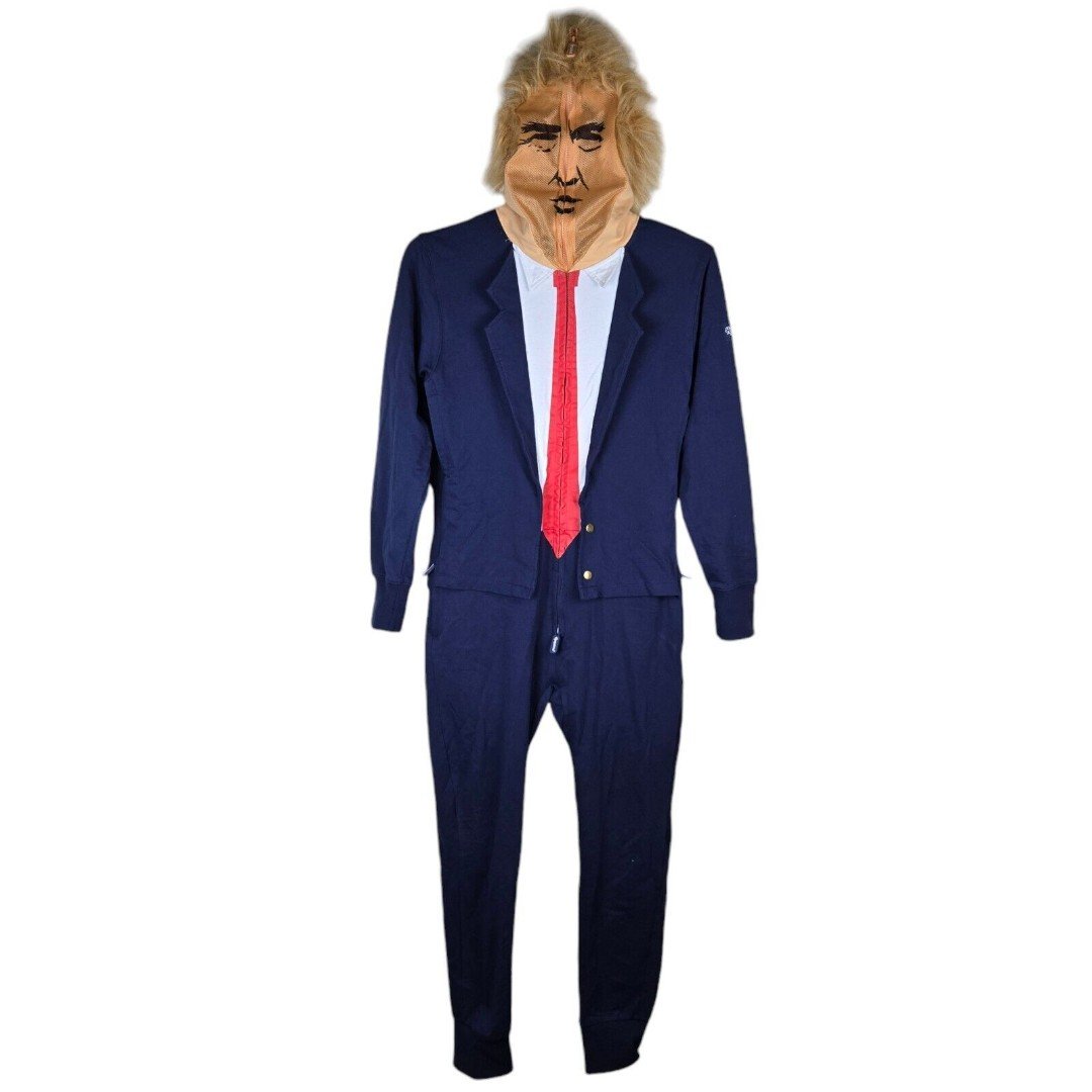 Tipsy Elves President Donald Trump Halloween Costume Jumpsuit Sz Small