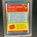 Michael Jordan PSA 9 • 2019 Fleer Hanes 30th Anniversary ALL-STAR #HA-10