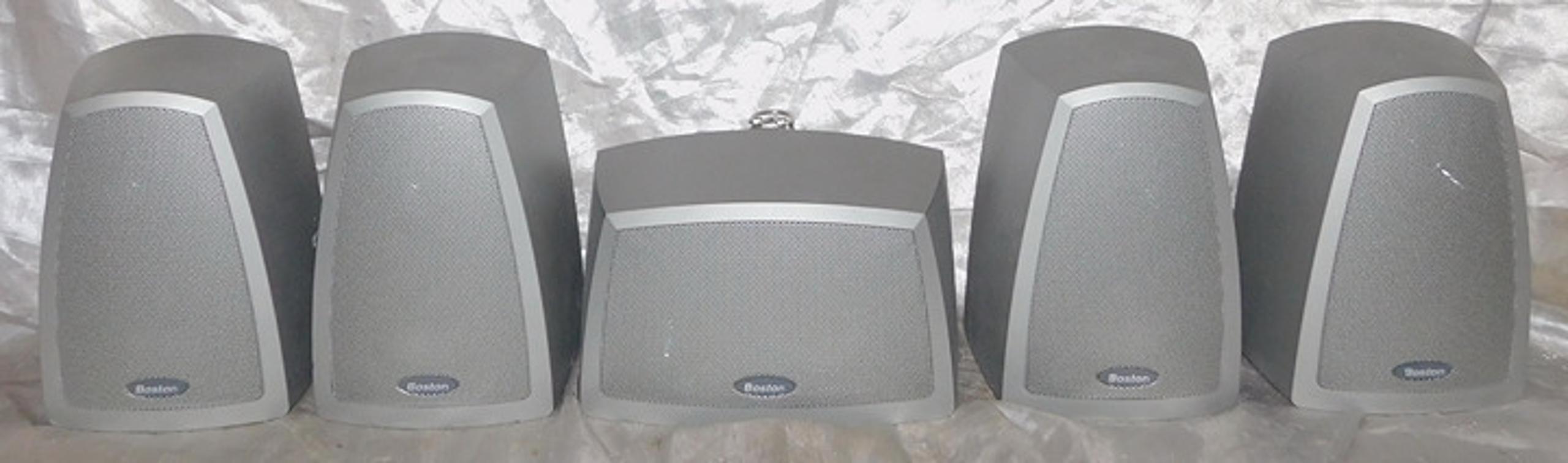 Boston Acoustics Unity series set of 5 surround home theater satellite speakers