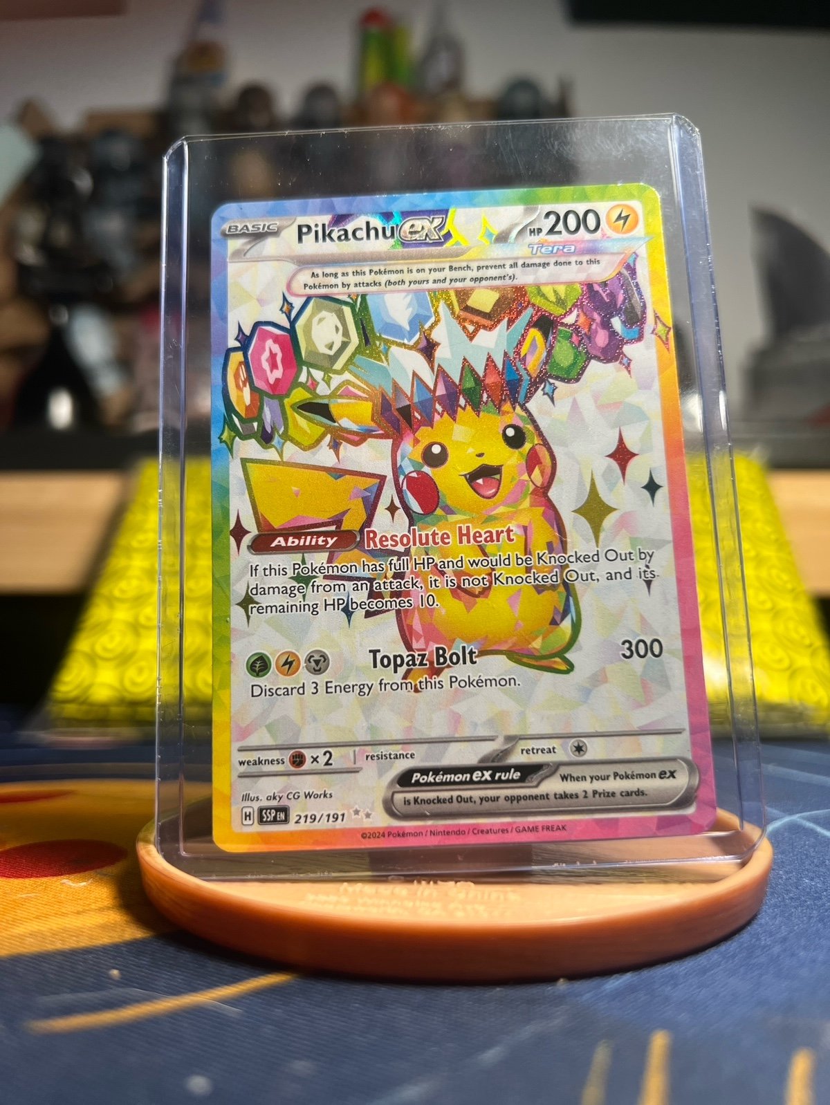Pikachu EX 219/191