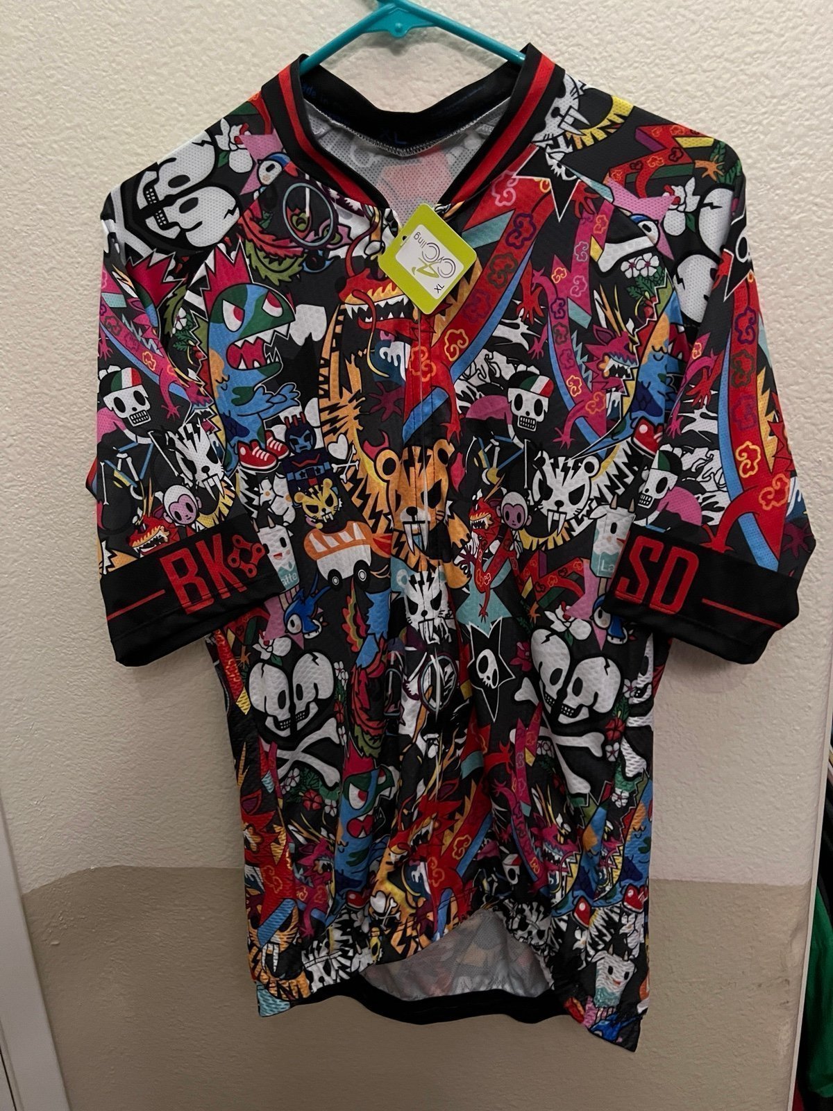 Tokidoki x Bike Inside Cycling Jersey Short Sleeve Mens Size XL BNWT