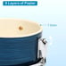 5-Piece Complete Junior Drum Set with Genuine Brass Cymbals - Advanced Beginner