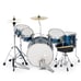 5-Piece Complete Junior Drum Set with Genuine Brass Cymbals - Advanced Beginner