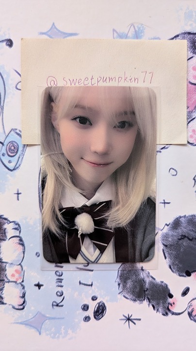 Aespa armageddon winter soundwave Lucky draw photocard
