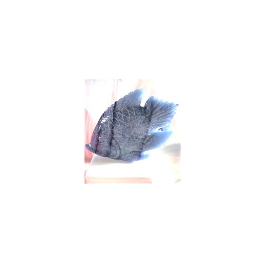 Blue Aventurine Fish Carving