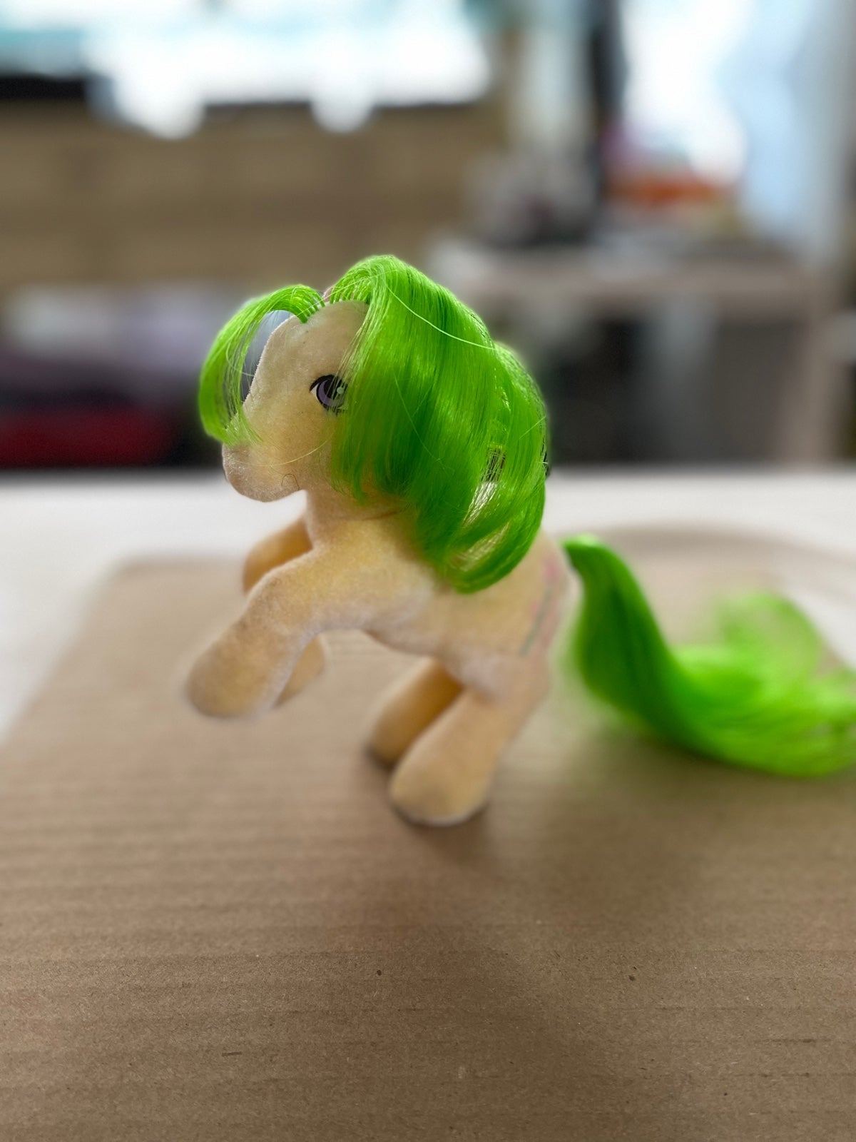 Vintage My Little Pony G1 So Soft Scrumptious 1980s fuzzy, magic star wand