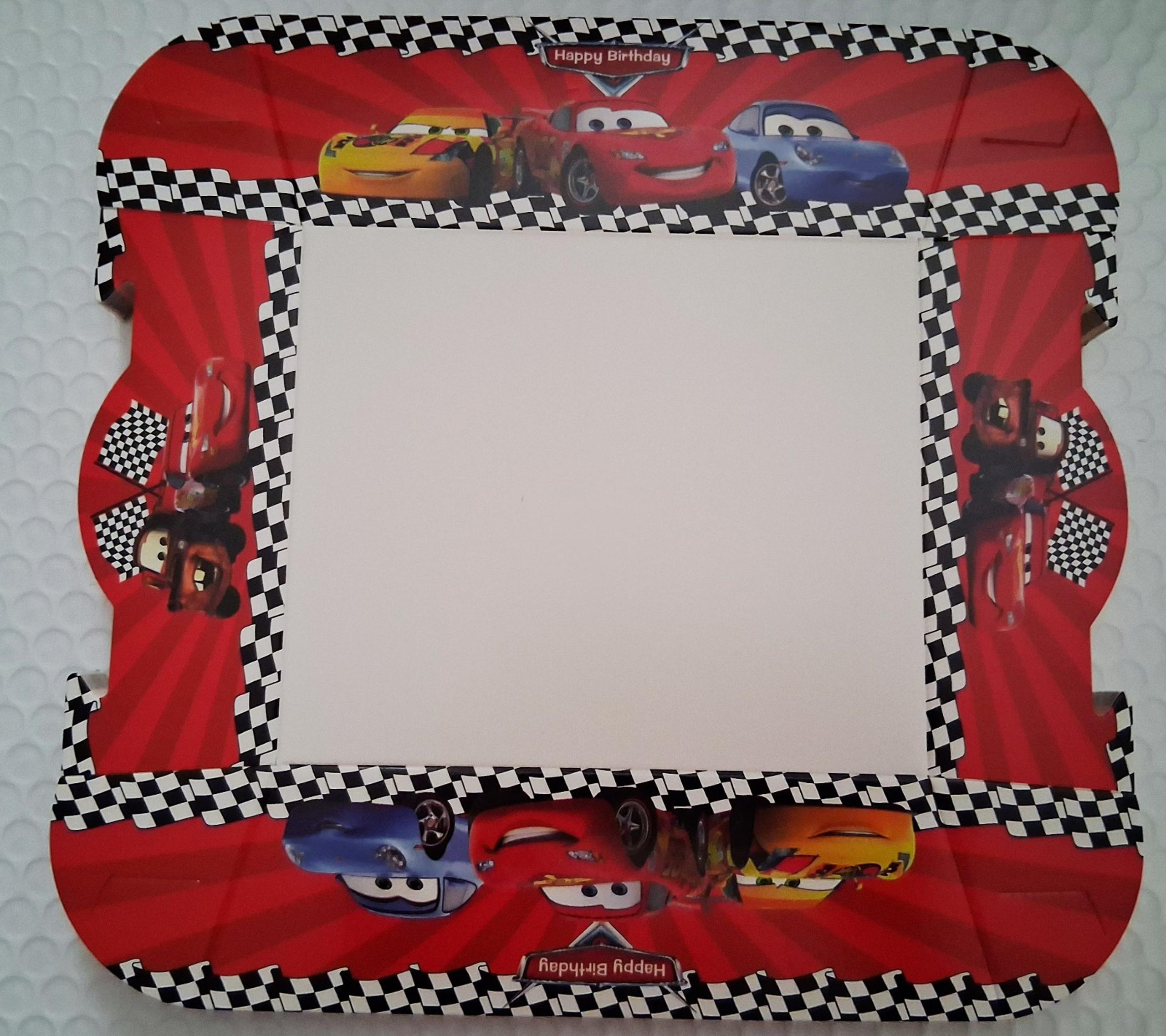 Disney Pixar Cars Printed Birthday Party Cardboard Plates. 30 count