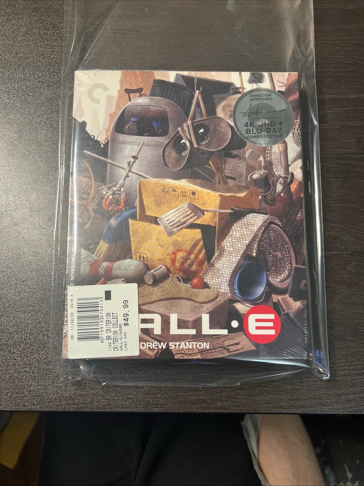 Disney Wall E 4K UHD + Blue Ray Movie Collector Edition New Sealed