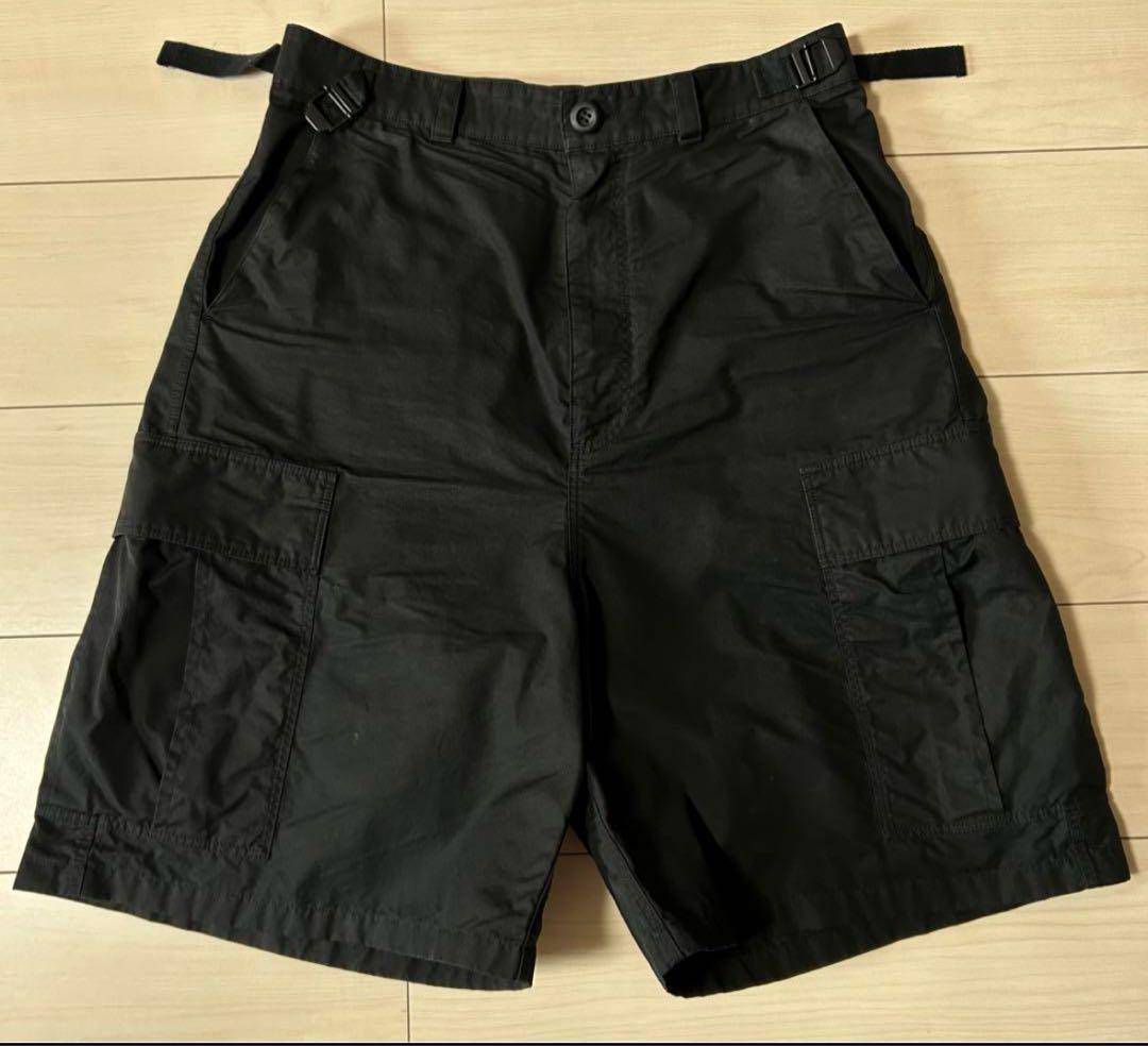 BALENCIAGA Cargo Shorts, Black, Worn by Ren Hiramoto