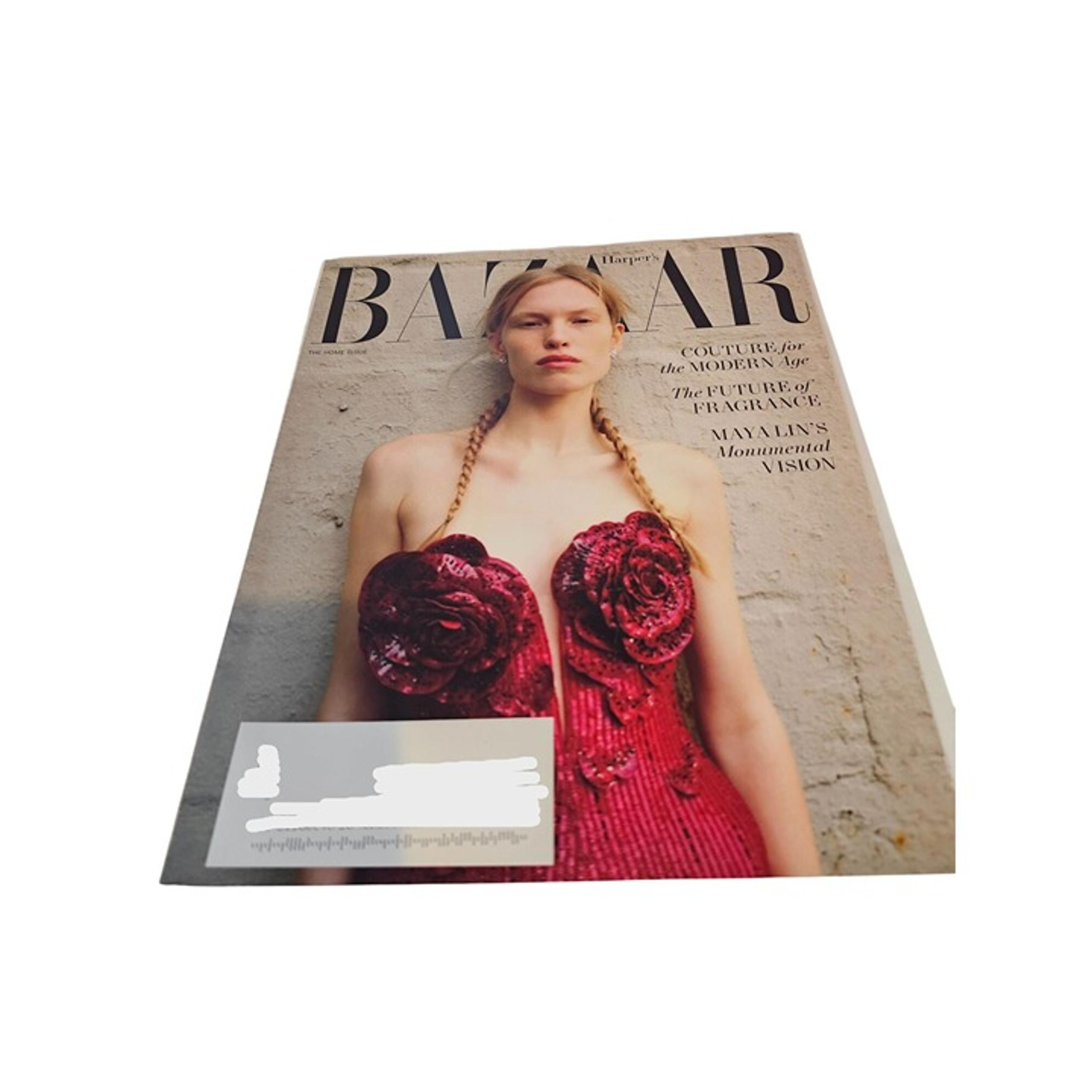 Harper's Bazaar Magazine November 2023 Issue Couture For The Modern Age Maya Lin