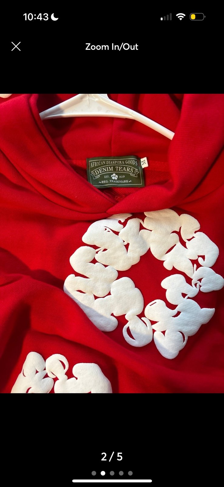Denim tears hoodie