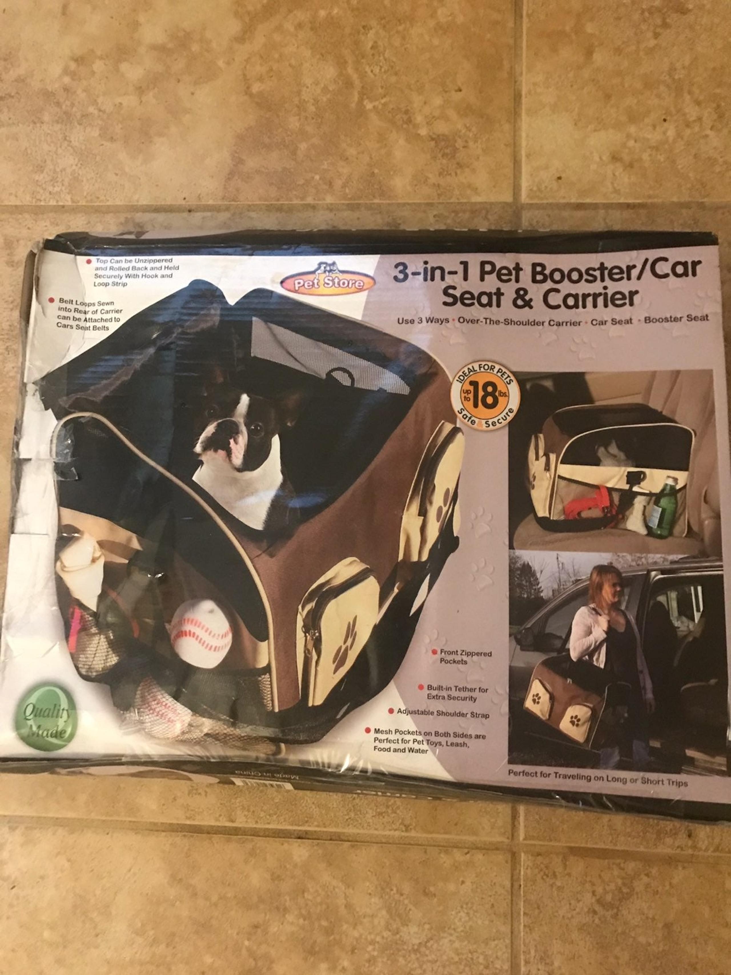 Pet car seat and carrier