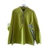 Lands’ End ZIP Fleece Neon Yellow Long Sleeves Soft Cozy Unisex Pullover Jacket