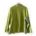 Lands’ End ZIP Fleece Neon Yellow Long Sleeves Soft Cozy Unisex Pullover Jacket