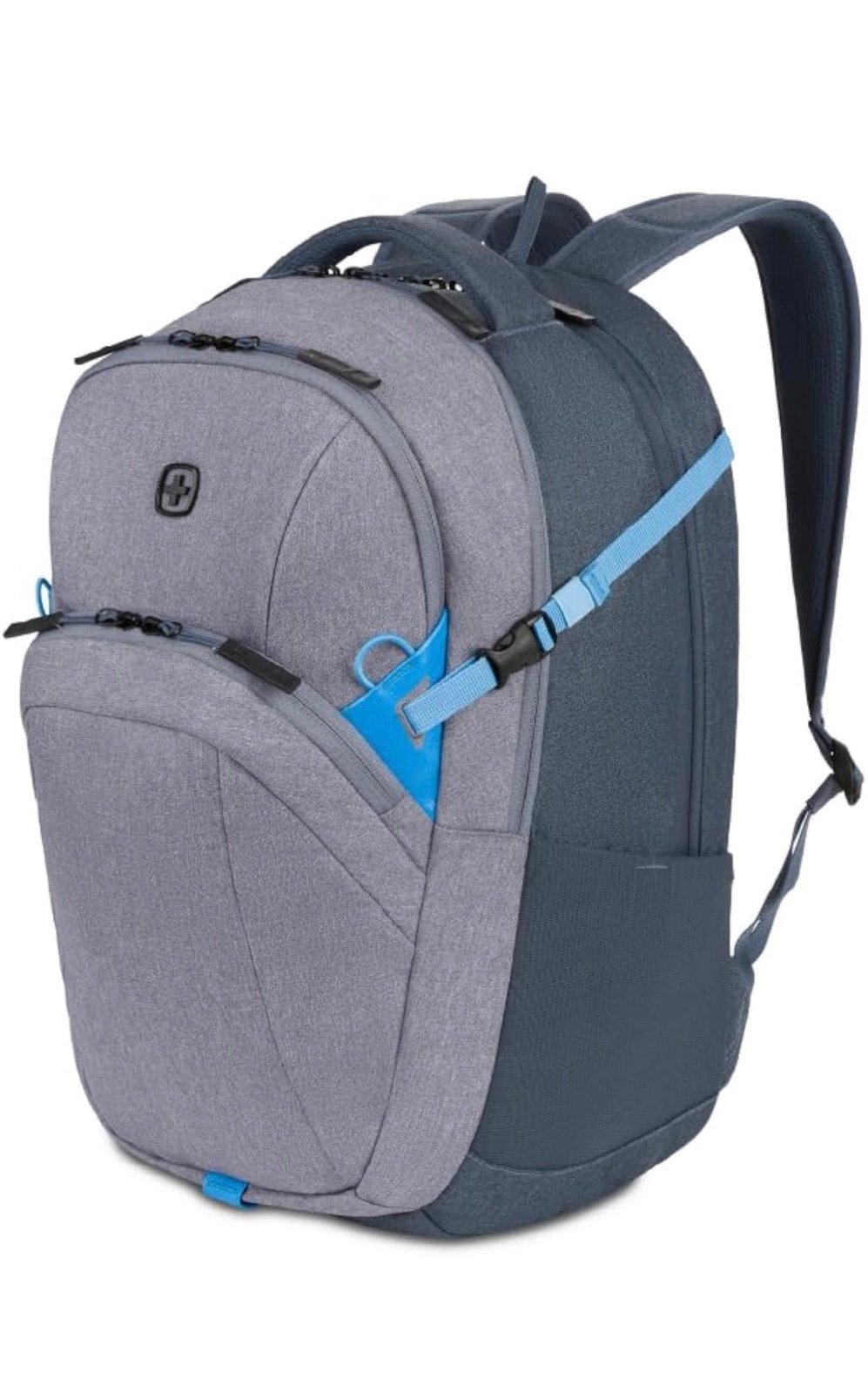 SwissGear 8169 Laptop Backpack, Blue/Grey Heather, 18.5 Inches