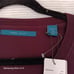 Perry Ellis Mens Long Sleeve Shirt V Neck Pima Cotton Burgundy Sz Large New