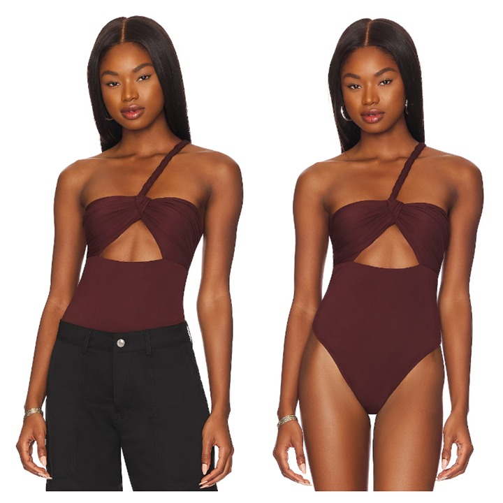 H:ours Daniella Bodysuit - Brown