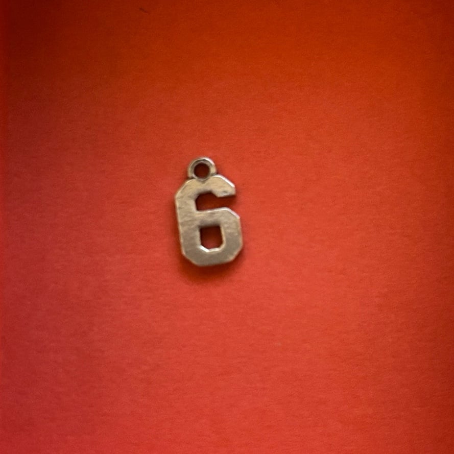 James Avery ‘6’ Charm