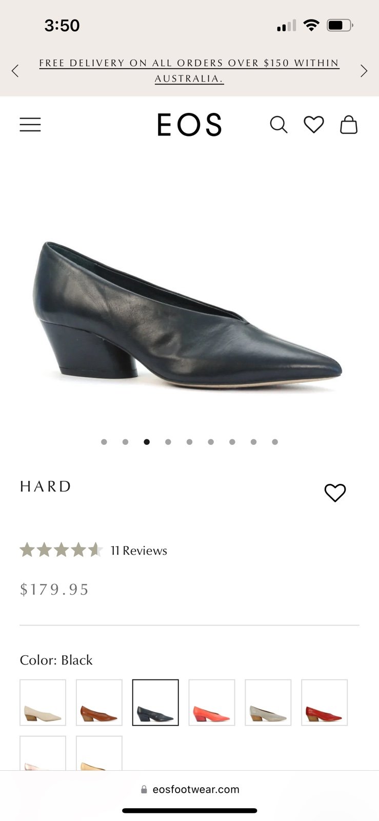 EOS HARD women’s pumps Black