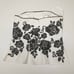 White House Black Market Womens Bustier Top white Damask Strapless Lined 0/XS