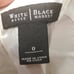 White House Black Market Womens Bustier Top white Damask Strapless Lined 0/XS