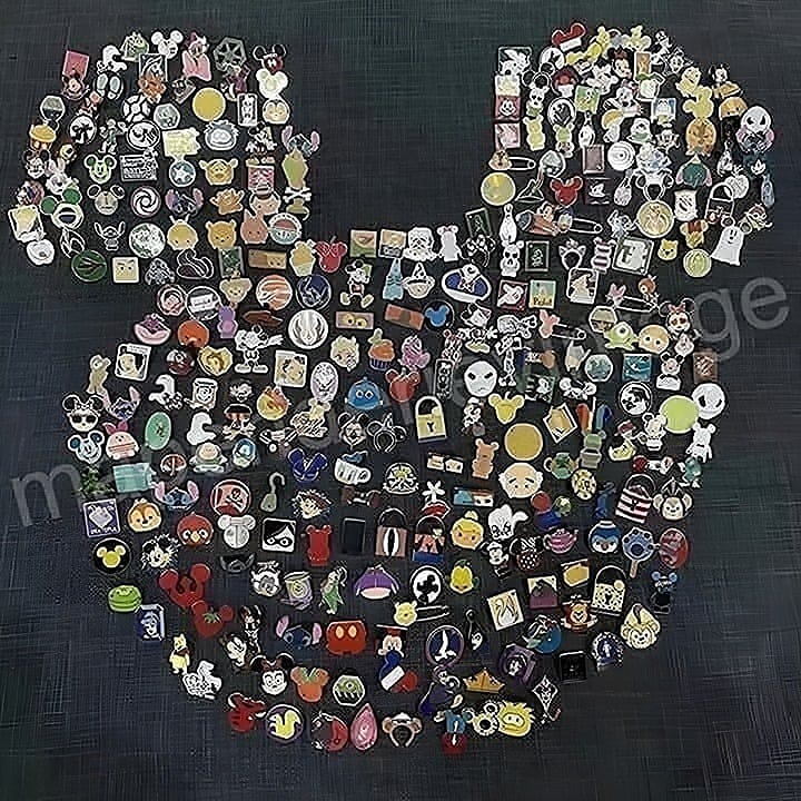 Disney Pins Lot of 50 Tradeable Original Pins No Duplication | SALENEW Set of 2N