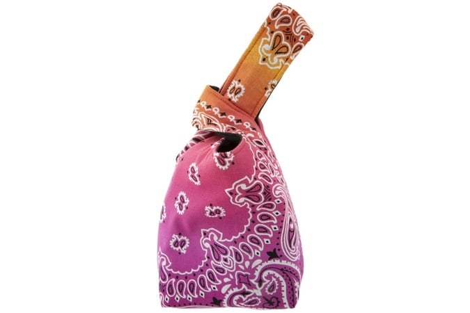 Yaito paisley knot bag