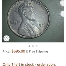 Steel 1943 penny