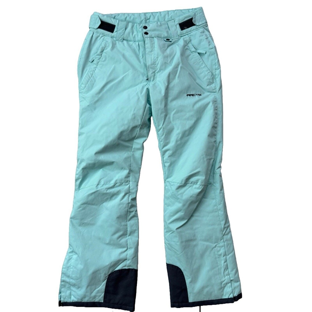 Arctix Insulated Snow Ski Pants Blue Bird Womens Size Medium 31” Inseam