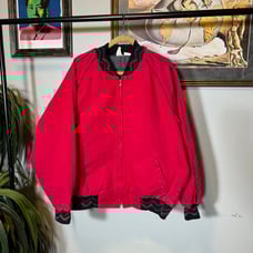 Vintage Walls Brand Blanket Lined Aztec Stripe Zip Up Work Jacket