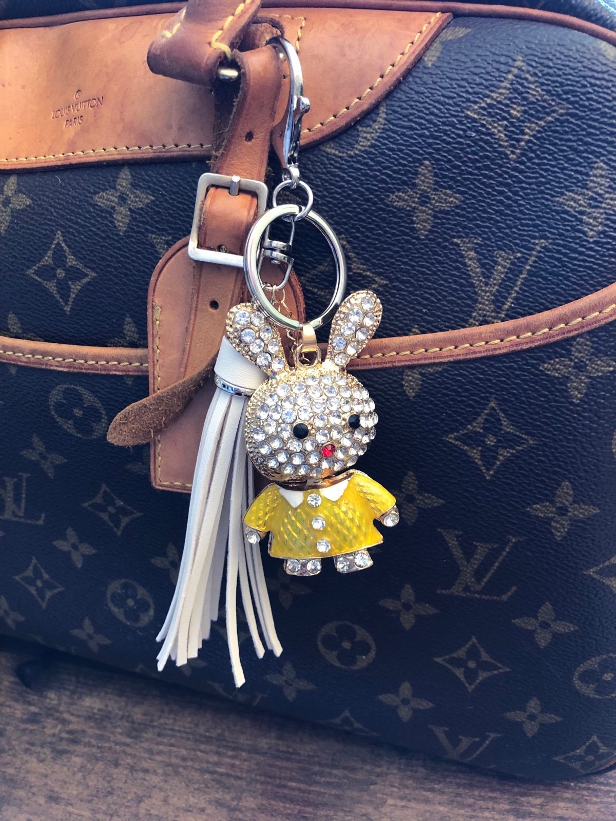 Betsey Johnson Purse/Bag Charm, Bunny Bling, NWT