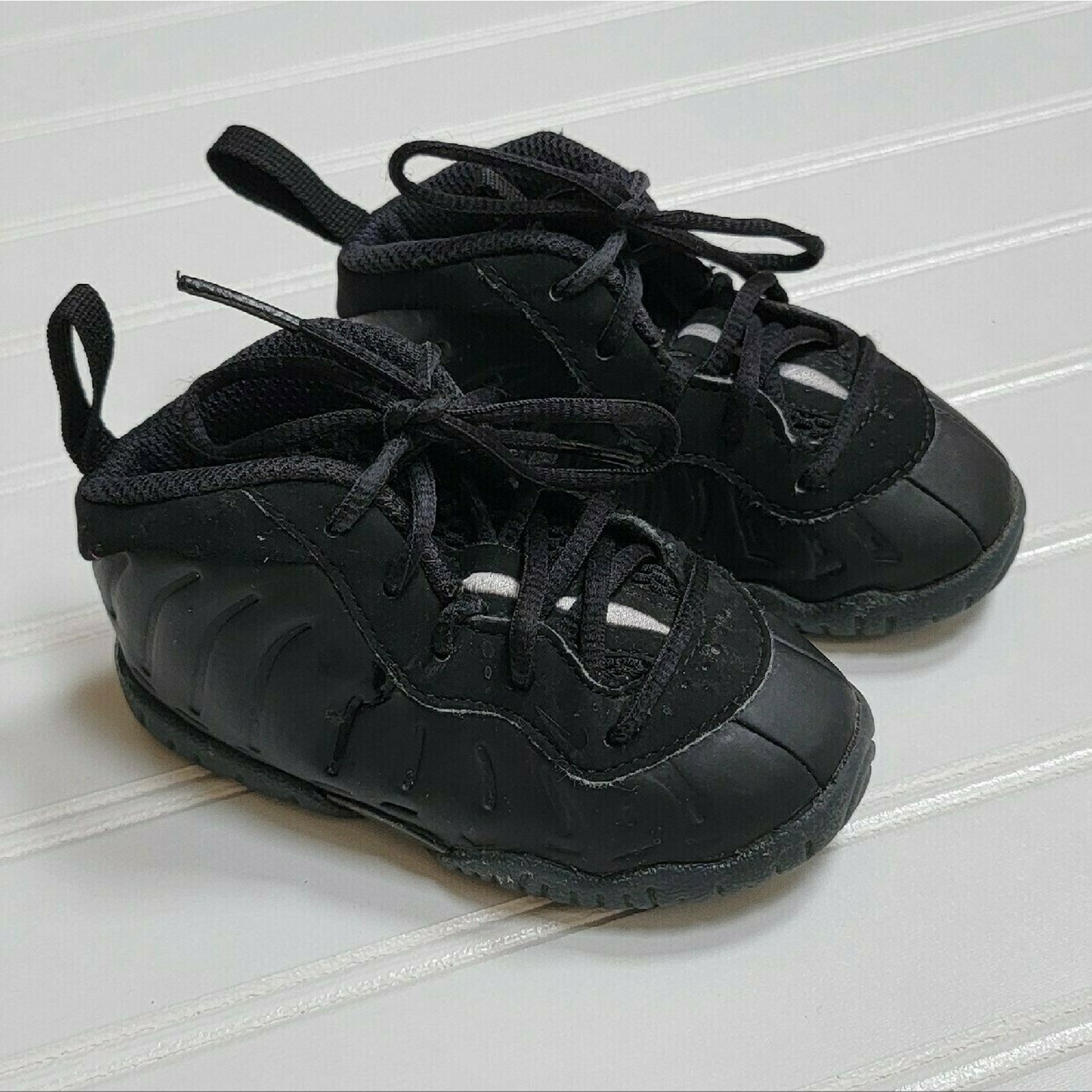 Nike Little Posite One Foamposite 'Athracite' Sneakers