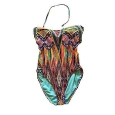 La Blanca colorful one piece swimsuit