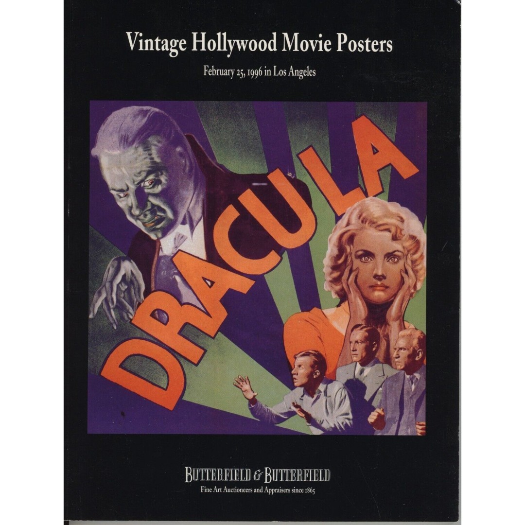 Butterfield February 1996 Hollywood Movie Posters Animation Art Disney Auction