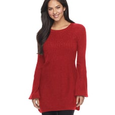 w/TAGs Ribbed SPARKLE SWEATER TUNIC