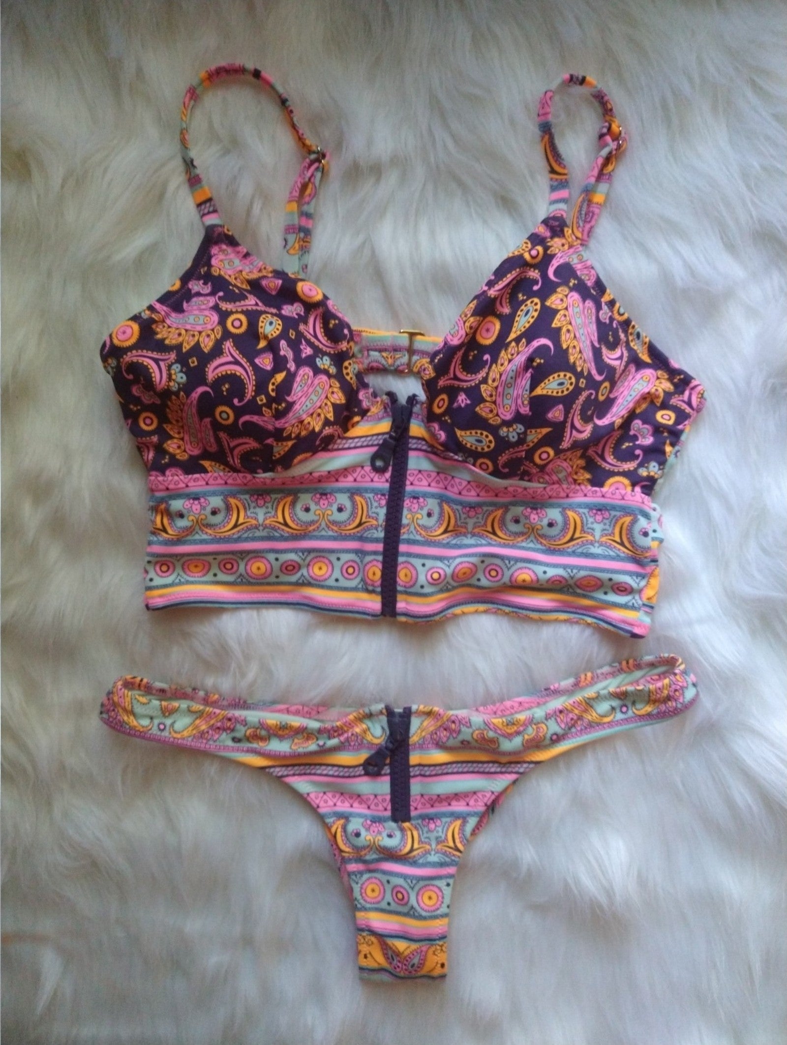 VS Teeny Itsy Bikini~Multi Gypsy Stripe!