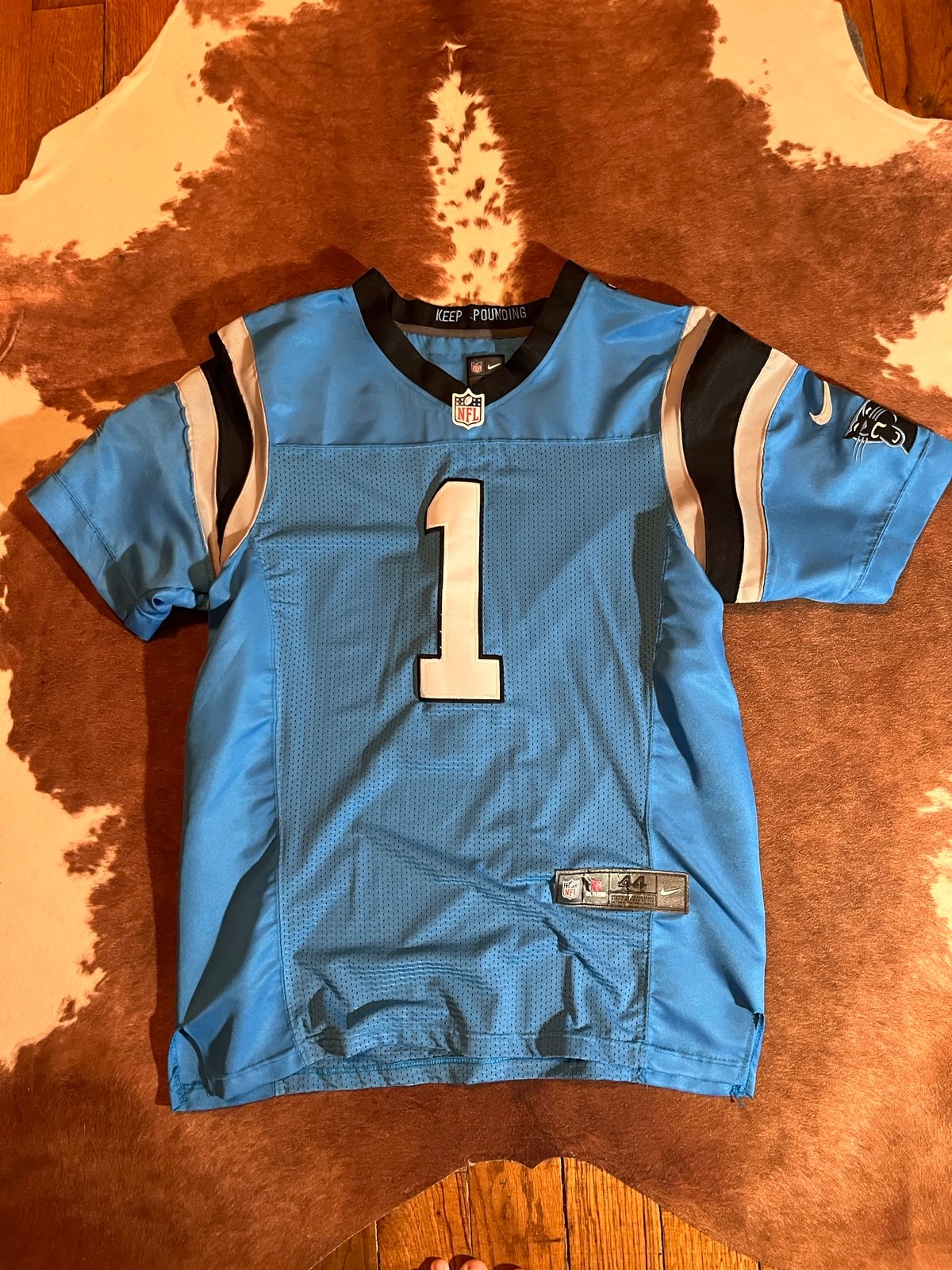 Cam Newton #1 Panthers Nike Jersey